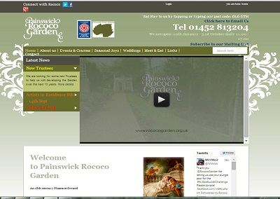Painswick Rococco Garden Website